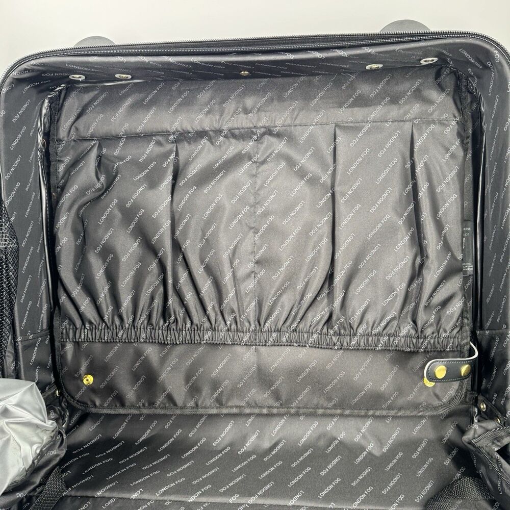 London Fog 44” Wheeled Garment Bag Rolling Luggage w Lock Keys - Picture 12 of 13